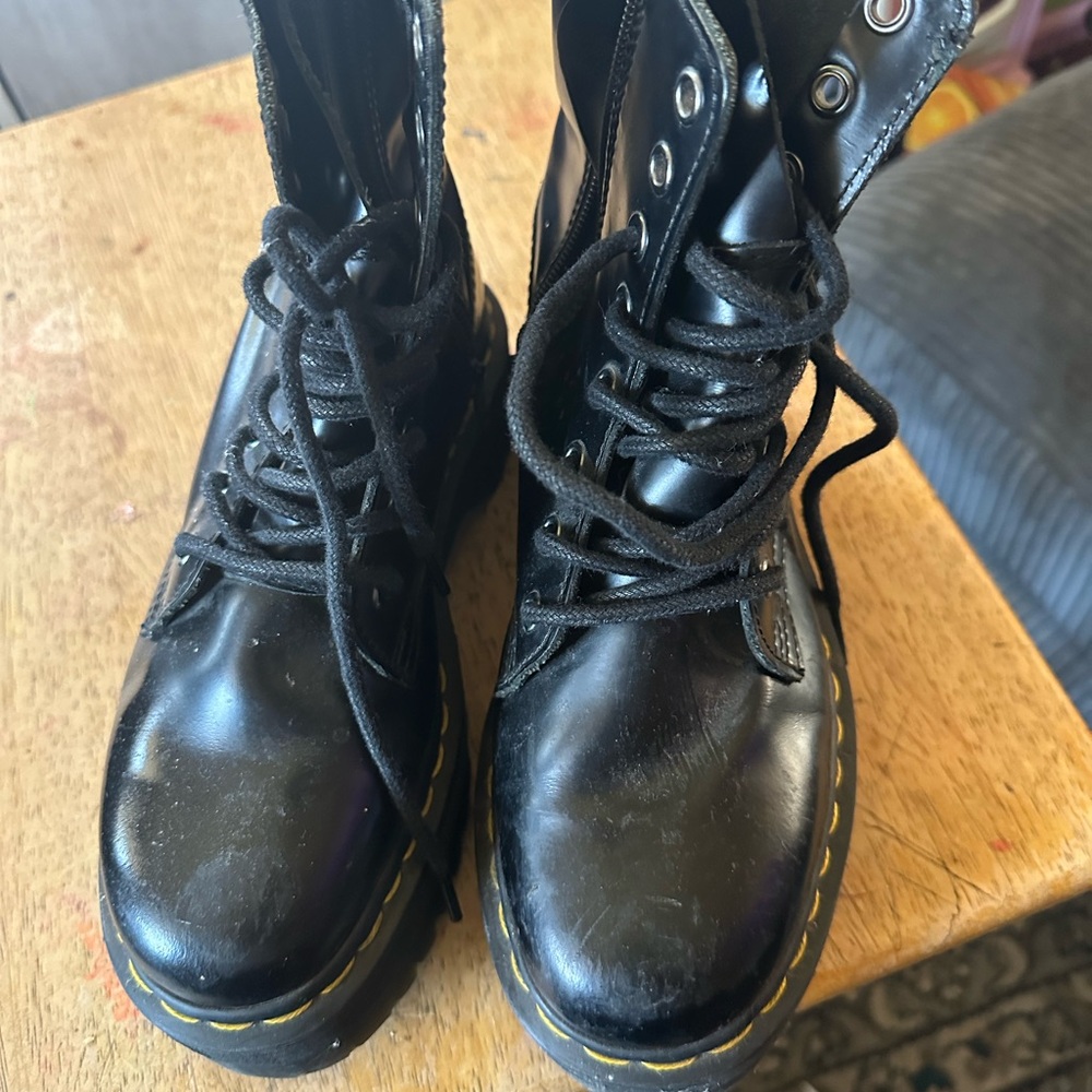 Dr. Martens Black Combat Boots